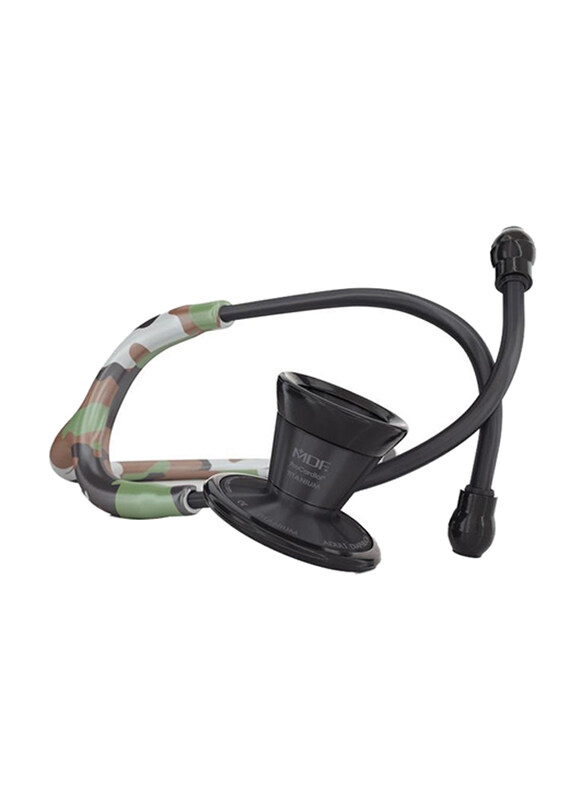 

MDF Instruments Procardial Titanium Cardiology Stethoscope, 797TAHBO, American Hero Camo/Blackout