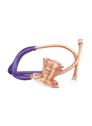 MDF Instruments Procardial Titanium Cardiology Stethoscope, 797TGL08RG, Purple Glitter/Rose Gold