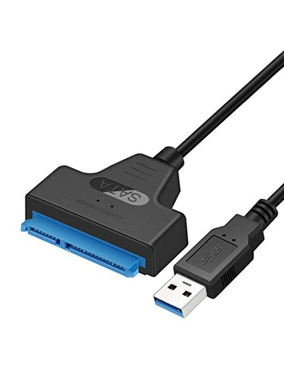 

Generic USB 3.0 to SATA 2.5" SSD HDD External Hard Drive Adapter Data Cable, Black