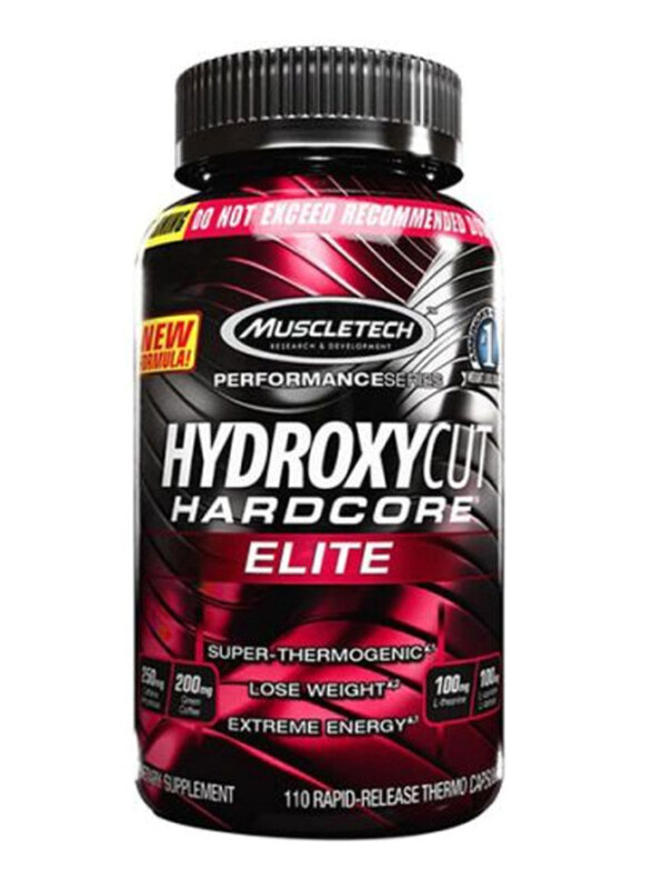 

Muscletech Hydroxycut Hardcore Elite Dietary Supplement, 110 Capsules