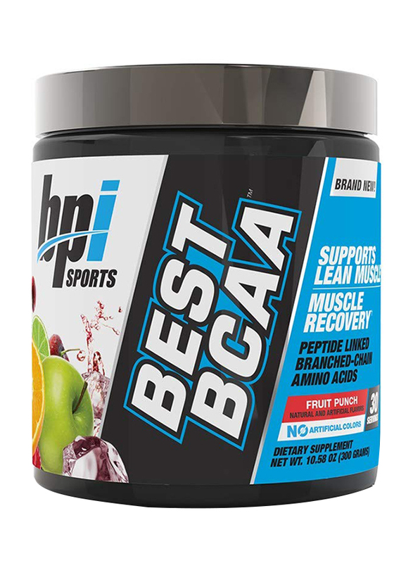 BPI Sports Best BCAA Dietary Supplement, 300gm, Fruit Punch