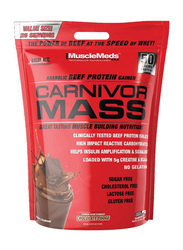 MuscleMeds Carnivor Mass Gainer, 10 Lbs, Chocolate Fudge