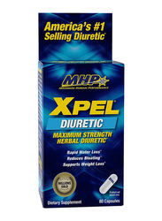 MHP Xpel Diuretic Maximum Strength Dietary Supplement, 80 Capsules