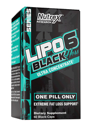 Nutrex Research Lipo 6 Black Hers UC Dietary Supplement for Women, 60 Capsules