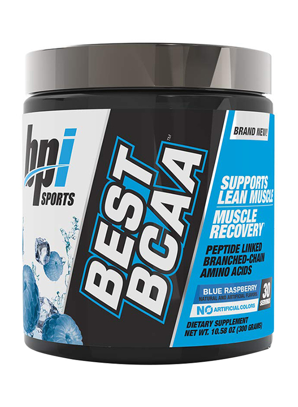 BPI Sports Best BCAA Dietary Supplement, 300gm, Blue Raspberry