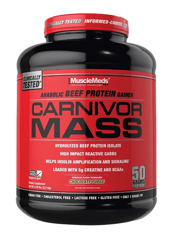 

MuscleMeds Carnivor Mass Gainer, 6 Lbs, Chocolate Fudge