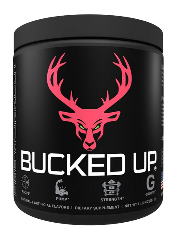 

Bucked Up High Stimulant Pre-Workout Woke Af, 30 Servings, 12.74oz, Strawberry Watermelon