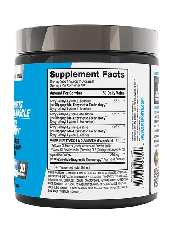 BPI Sports Best BCAA Dietary Supplement, 300gm, Blue Raspberry