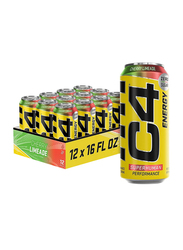Cellucor C4 Original On-The-Go Carbonated Cherry Limeade Energy Drink, 12 x 473ml