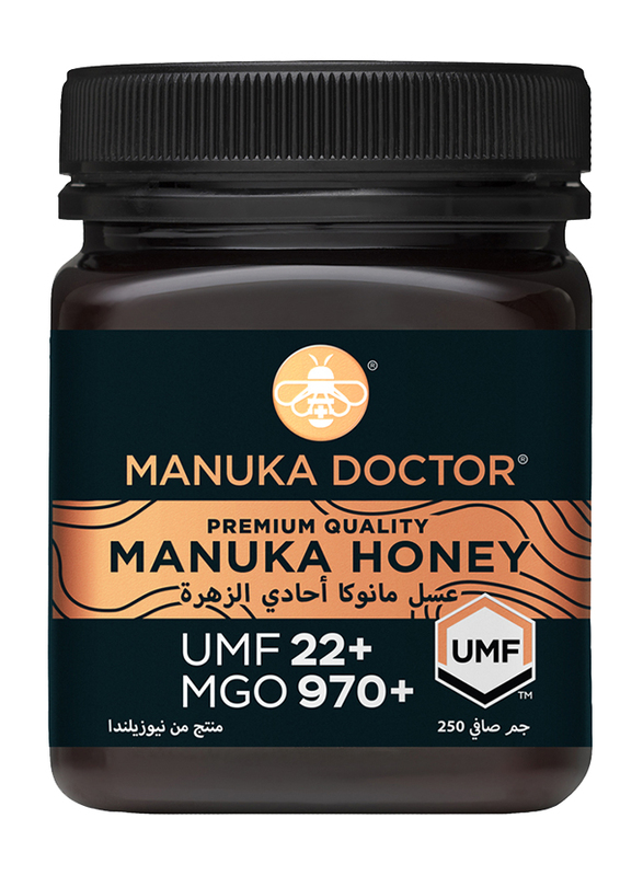 Manuka Doctor UMF 22+ MGO 970+ Manuka Honey, 250g
