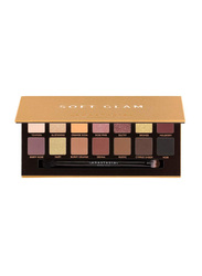 Soft Glam 14-Color Shimmer Eyeshadow Palette with Brush Set, Multicolour