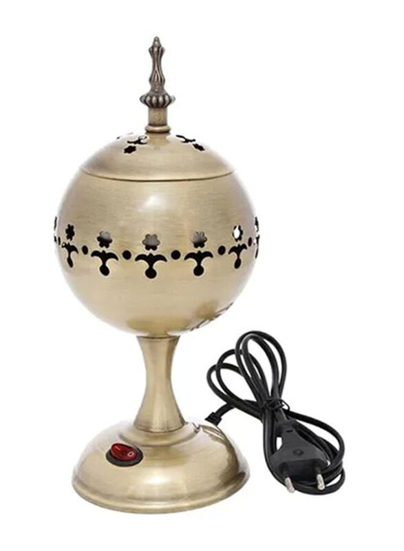 

Generic Reno Art Electric Incense Burner, Gold