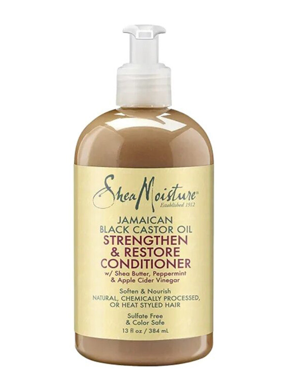 Shea Moisture Jamaican Black Castor Oil Strengthen & Restore Conditioner for All Hair Type, 384ml