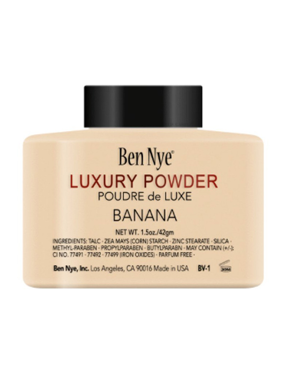 Ben Nye Luxury Loose Face Powder, Banana Beige, Beige
