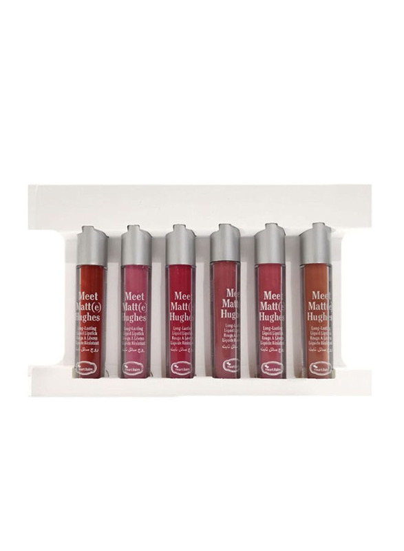 Heart Balm 6-Piece Meet Matte Hughes Liquid Lipstick Set, Multicolour