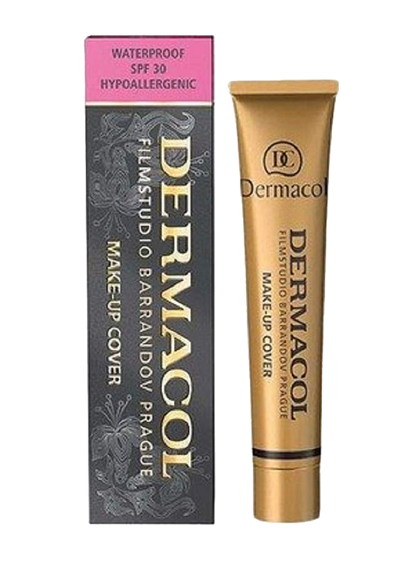 Dermacol Make-Up Cover Cream Foundation with SPF 30, 210, Beige