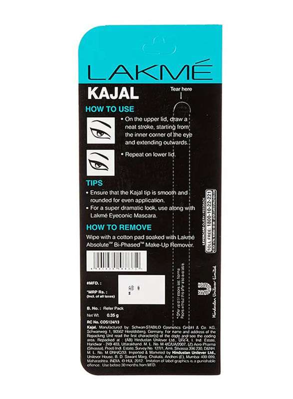 Lakme Eye Conic Kajal Pencil, Black