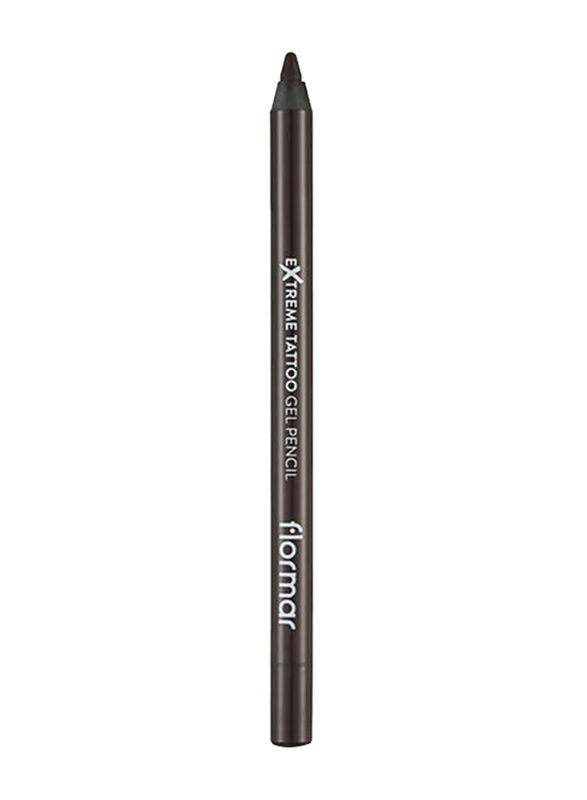 Flormar Extreme Tattoo Gel Pencil, 02 Walnut, Brown