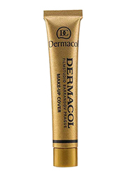 Dermacol Make-Up Cover Cream Foundation with SPF 30, 207 Light Beige Apricot, Beige