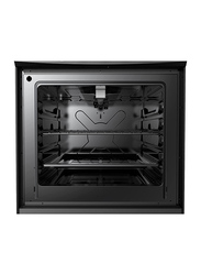 Akai 4-Burner Cooking Range, Full Safety Double Glass Door, Electric Ignition, CRMA-M66BCFS, Black
