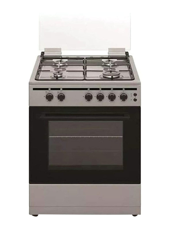 Akai 4-Burner Full Safety Gas Cooker, CRMA-66SC, Black/Silver