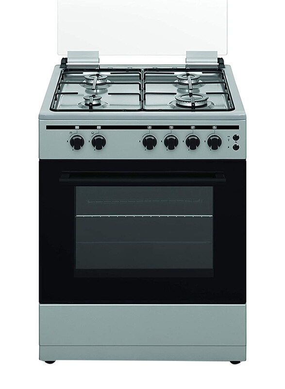 

Akai 4-Burner Full Safety Gas Cooker, CRMA-606SC, Black/Silver