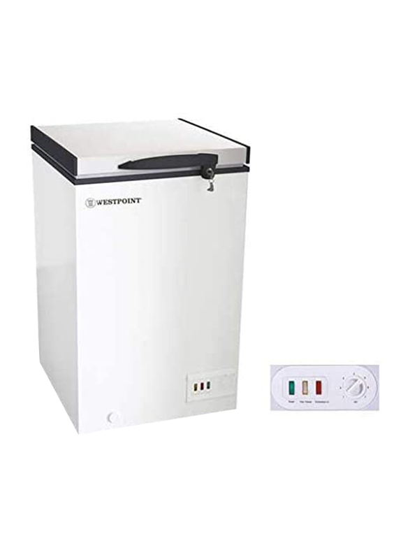 Westpoint 150L Single Door Chest Freezer, WBEQ-160-L, White