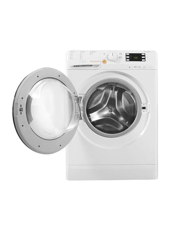 Indesit 9 Kg 1400 RPM Front Load Washer Dryer, F101635, White