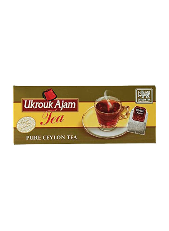 

Ukrouk Ajam Pure Ceylon Tea, 25 Tea Bags