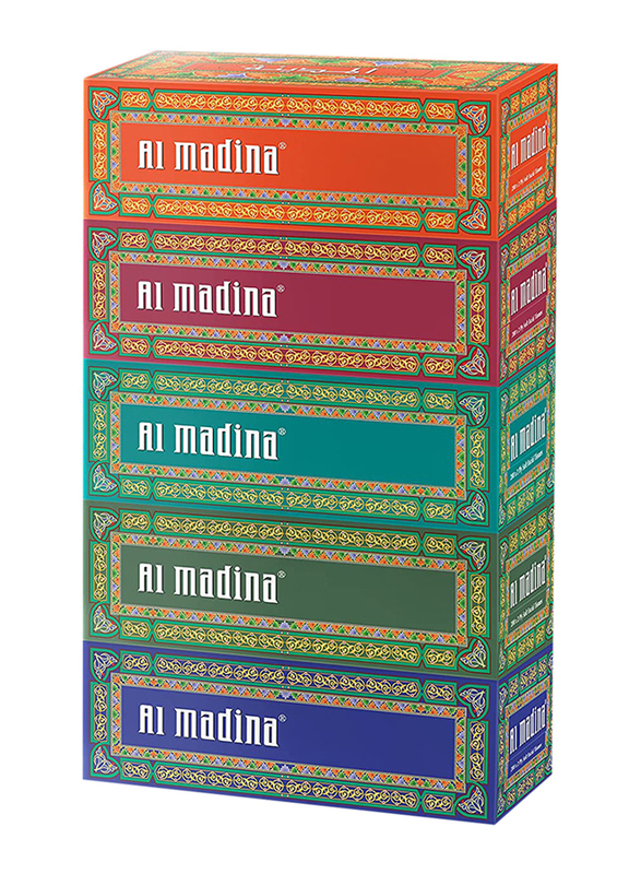 Al Madina Facial Tissue, 5 Boxes x 150 Sheets x 2 Ply