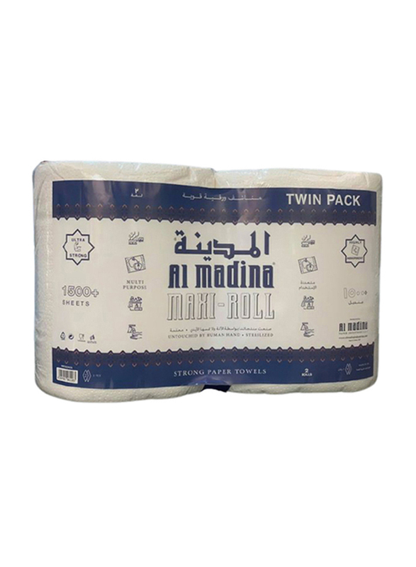 Al Madina Maxi Twin Roll, 2 Pieces x 1500+ Sheets