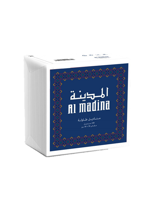 Al Madina Table Napkin, 3 Boxes x 100 Sheets