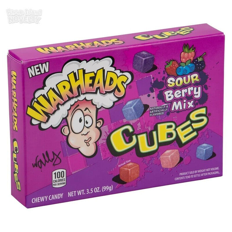 

Warheads Warhead Cubes Sour Berry Mix 99g box