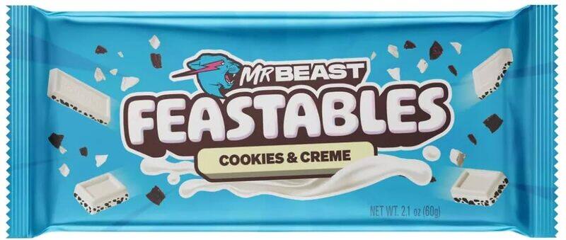

MrBeast Feastables - Cookies and Creme - 60g