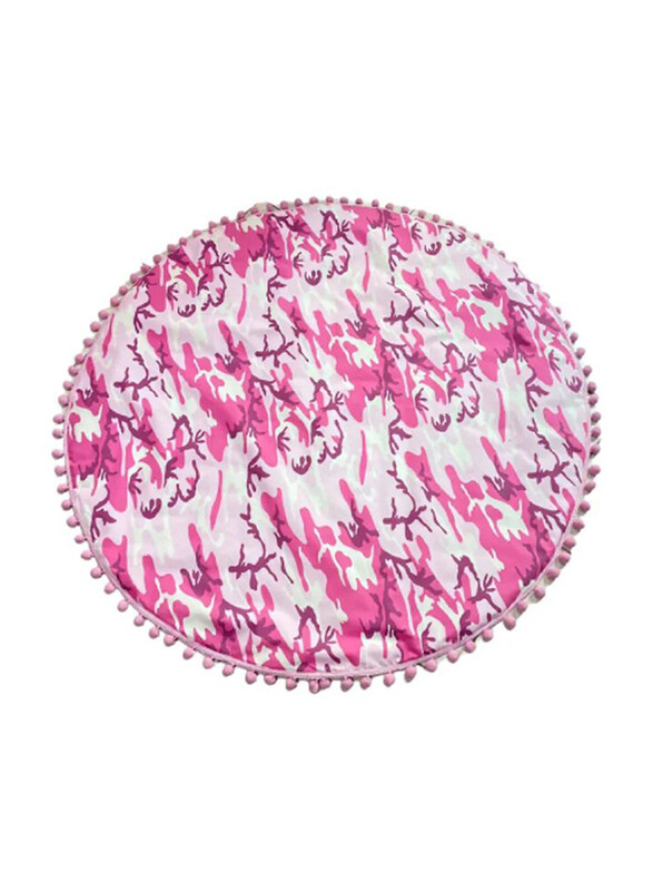 

Cherrypick Round Cotton PomPom Play Mat, Pink