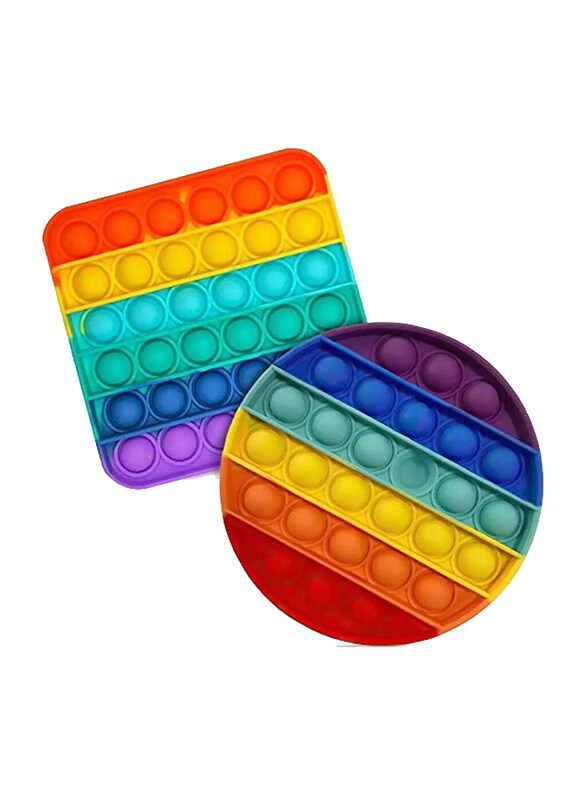 

Mindset Push Pop Up Bubble Sensory Fidget Toy, 2 Pieces, Ages 3+