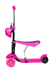 Mindset 3-in-1 Scooter for Girls, 22-30 inch, Pink