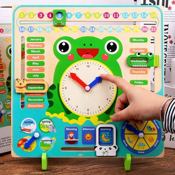 Mindset Wooden Learning Clock, Ages 3+