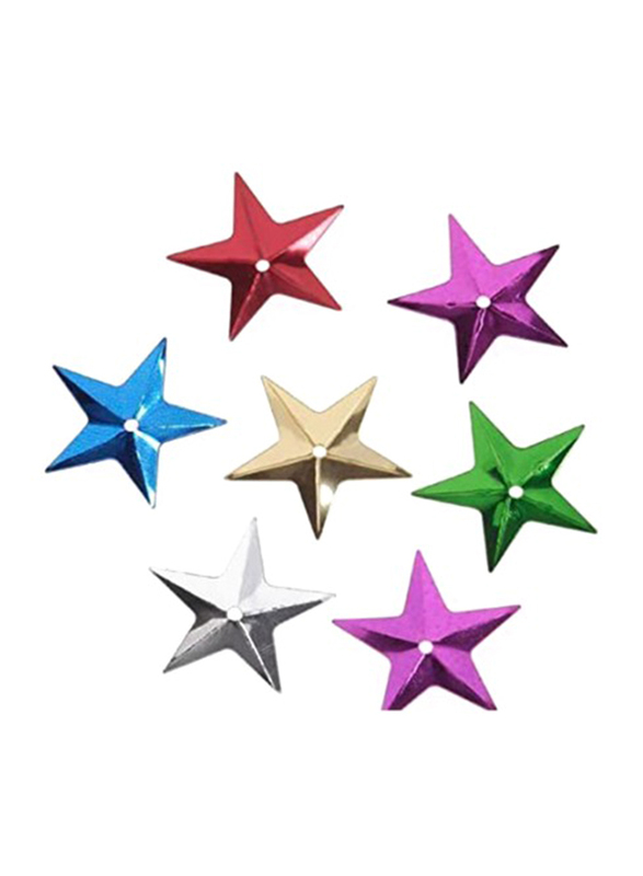 Mindset Art & Craft Glitters Star Sequins, 22cm, Multicolour
