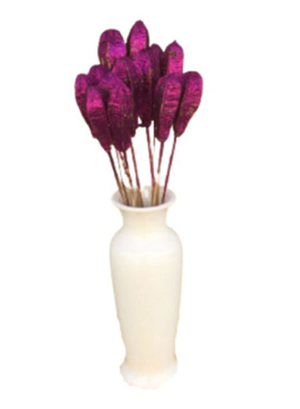 

Eco Flowers 6-Piece Dried Mehgoni Vase Flower Filler, Violet