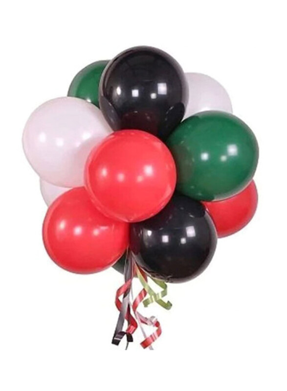 

UAE National Day Balloon, 45 Pieces, Multicolour