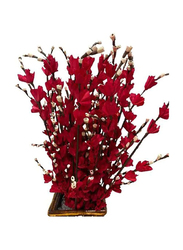 Eco Flowers 20-Piece Lily Flowers Sticks Vase Flower Filler, Red