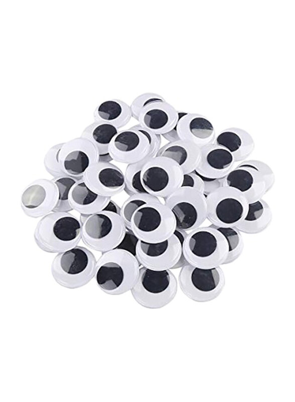 

Mindset Wiggle Eyes Set, 60 Pieces, Black/White