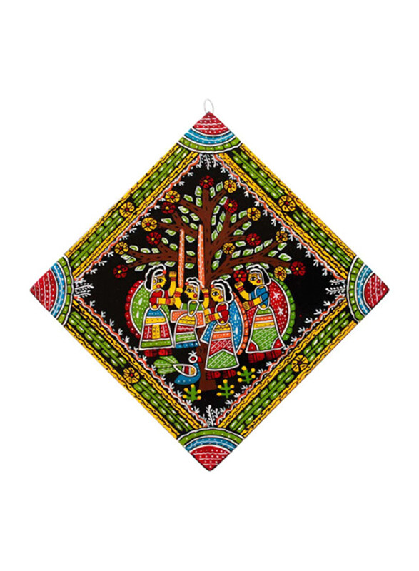 

Kaf Craft Wall Painting, 15 x 15cm, Multicolour