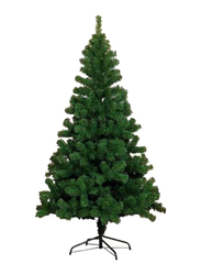 Merry Christmas Christmas Pine Tree w/ Metal Stand, 6 Feet, Green