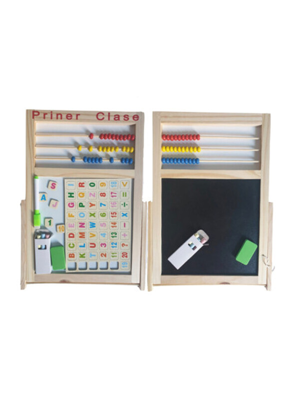 

Mindset 37cm Easel Writing Board 3-in-1 with Magnetic Puzzles Set, Multicolour