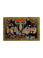 Kaf Craft Wall Painting, 39 x 20cm, Multicolour