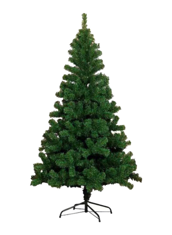 

Merry Christmas Christmas Pine Tree w/ Metal Stand, 6 Feet, Green