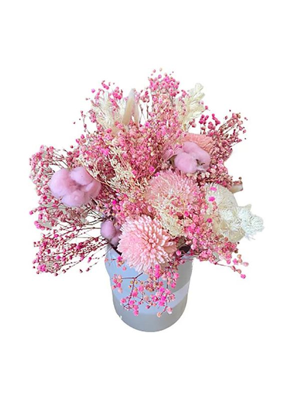 Eco Flowers Rebellion Dried Flowers Bouquet, Pink