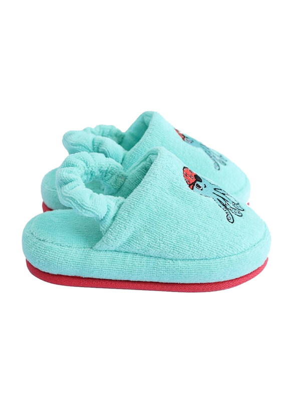 Milk&Moo Sailor Octopus Kids House Slippers, 4-5 Years, Turquoise